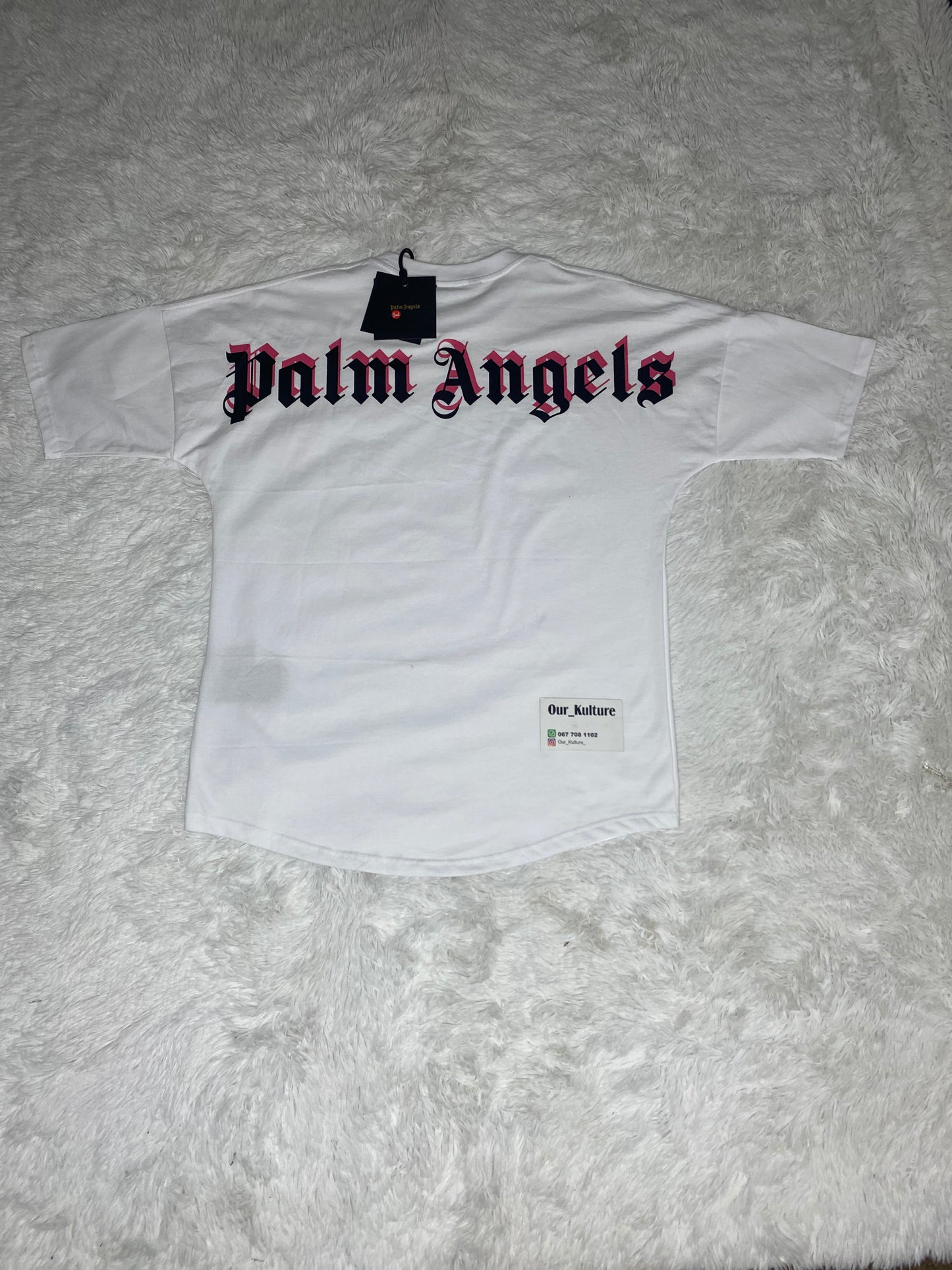 PALM ANGELS WHITE T-SHIRT